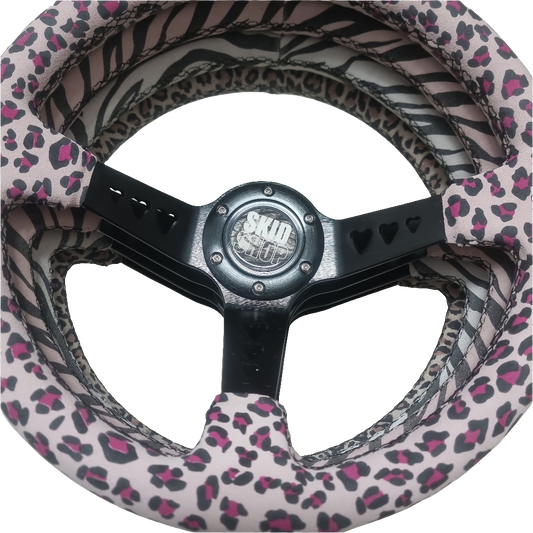 NEW SkidShop deep dish steering wheel - animal patterns