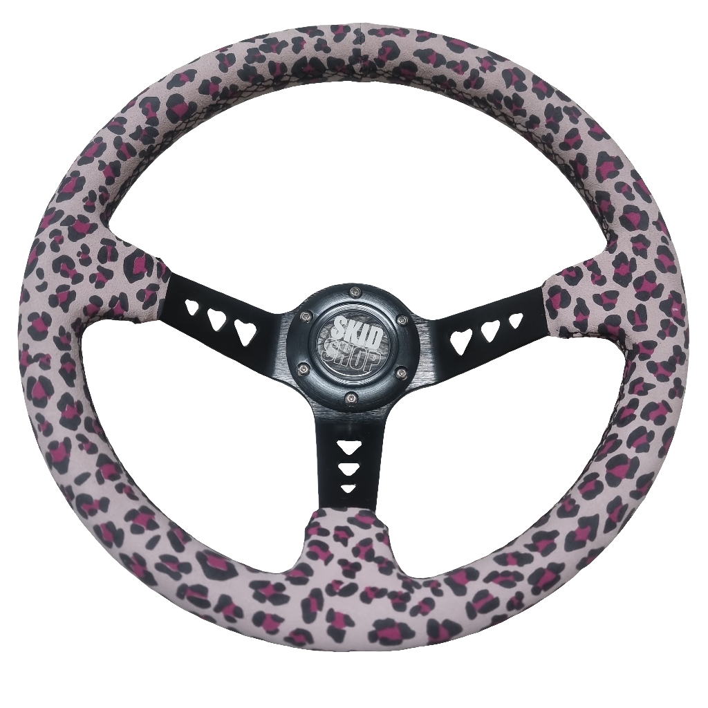 NEW SkidShop deep dish steering wheel - animal patterns