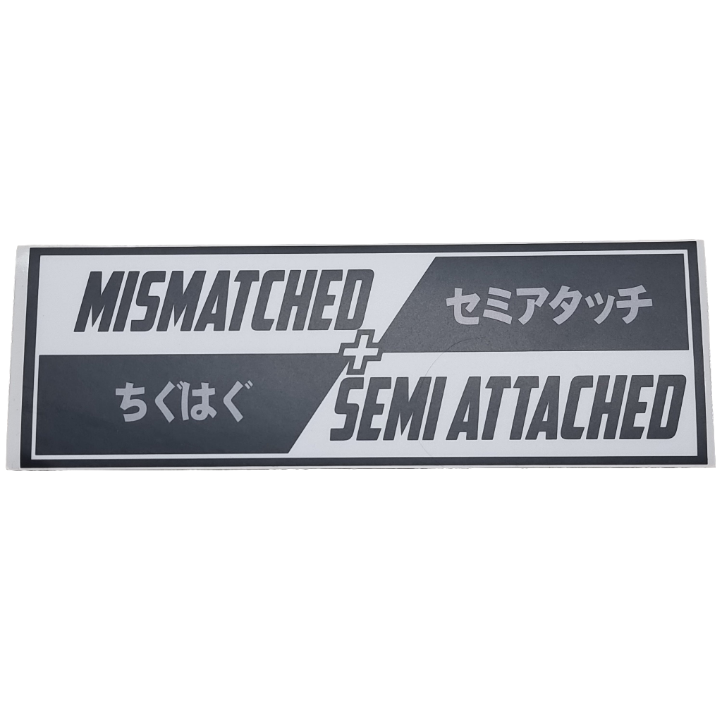 NEW Mismatched/semi attached SkidShop stickers