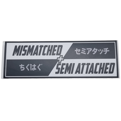 NEW Mismatched/semi attached SkidShop stickers