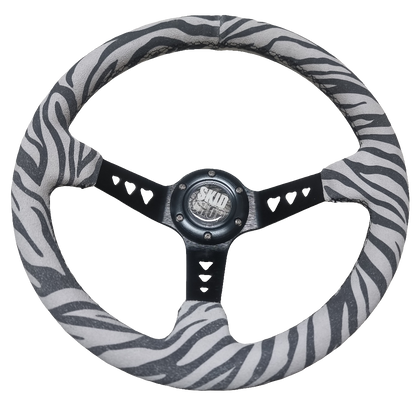 NEW SkidShop deep dish steering wheel - animal patterns