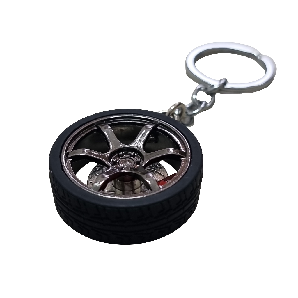 Wheelin' key chain