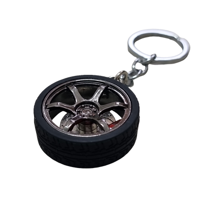 Wheelin' key chain