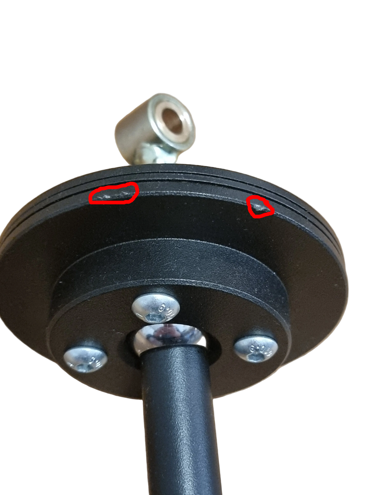 Slightly scratched simple tunnel mounted short shifter