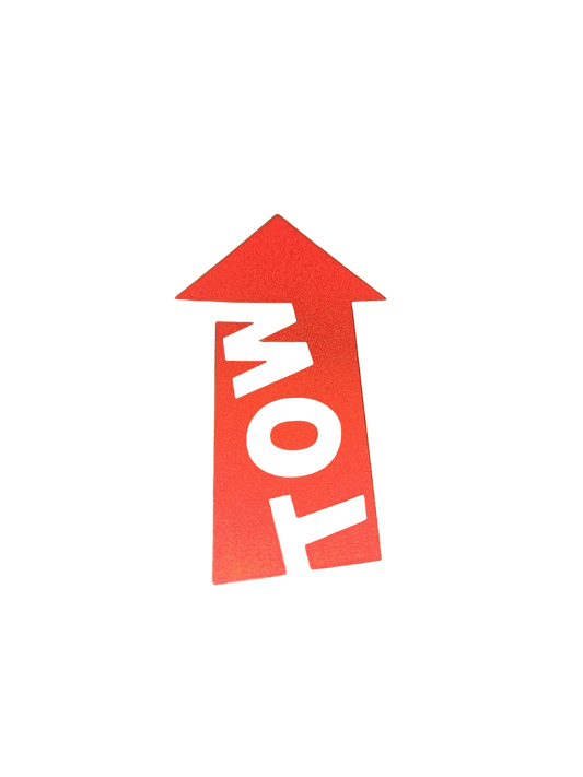 Reflective tow sticker