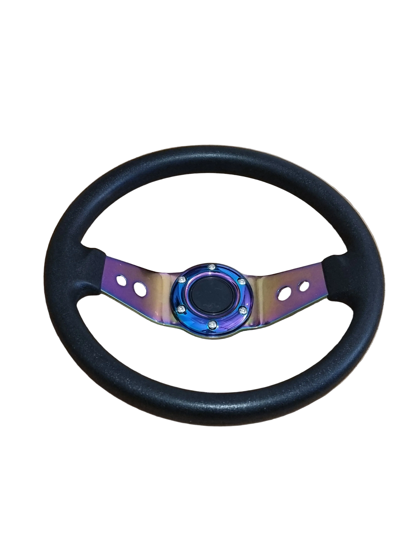 Unused two spoke steering wheel