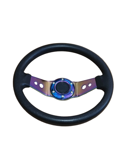 Unused two spoke steering wheel