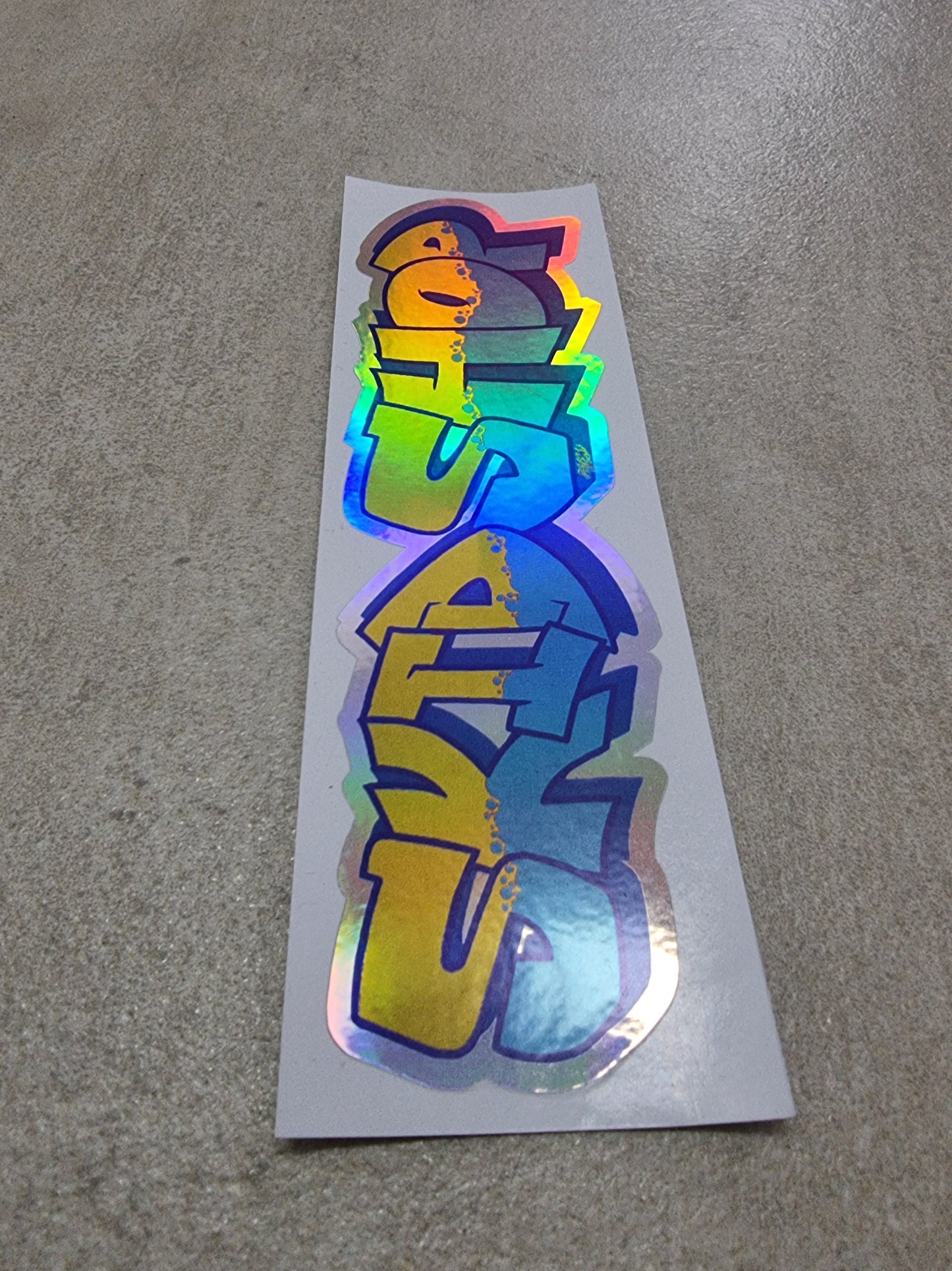 SkidShop graffiti sticker Ravel® design