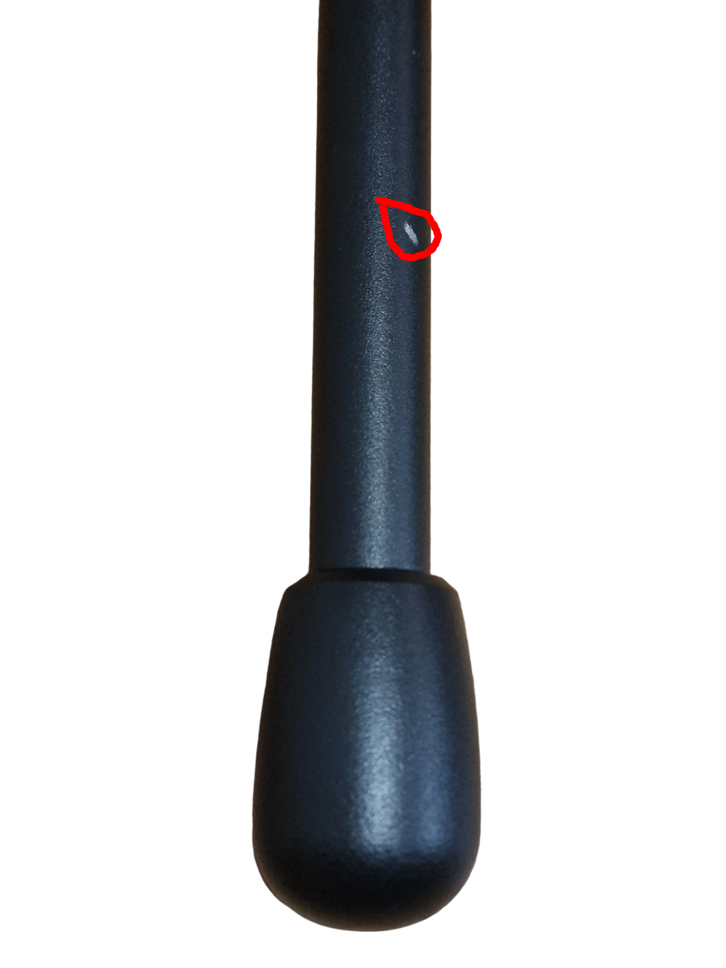 Slightly scratched simple tunnel mounted short shifter