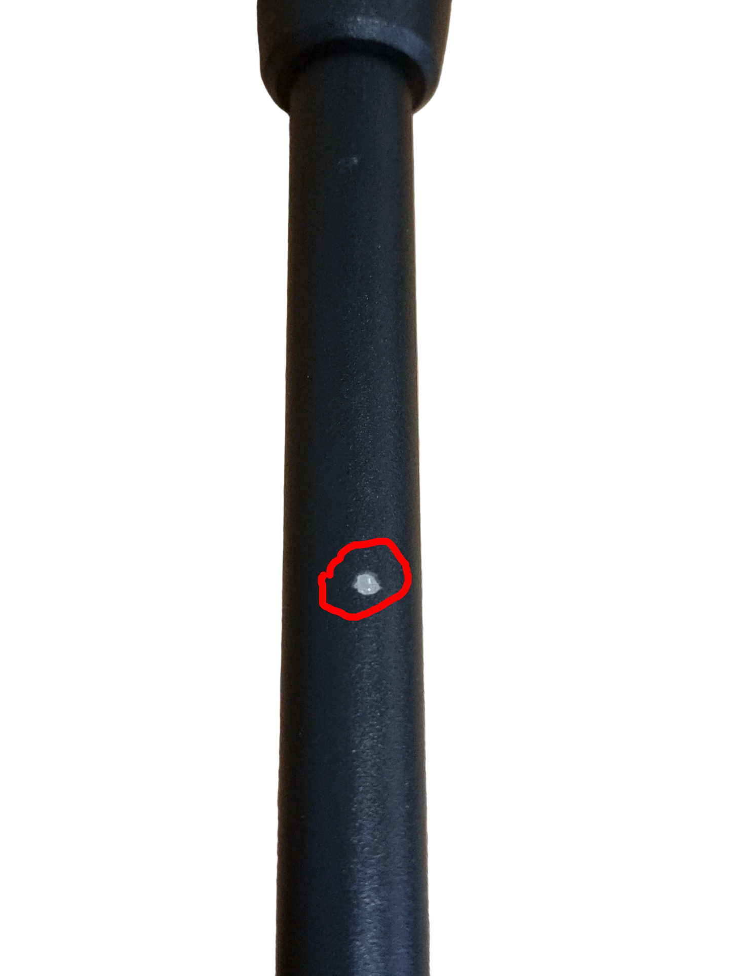 Slightly scratched simple tunnel mounted short shifter