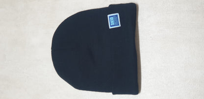 black SKIDSHOP reversible beanie