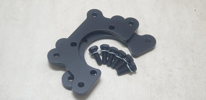 E36 Compact rear disc brake conversion bracket with hardware