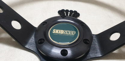 SkidShop Suede Camo steering wheel