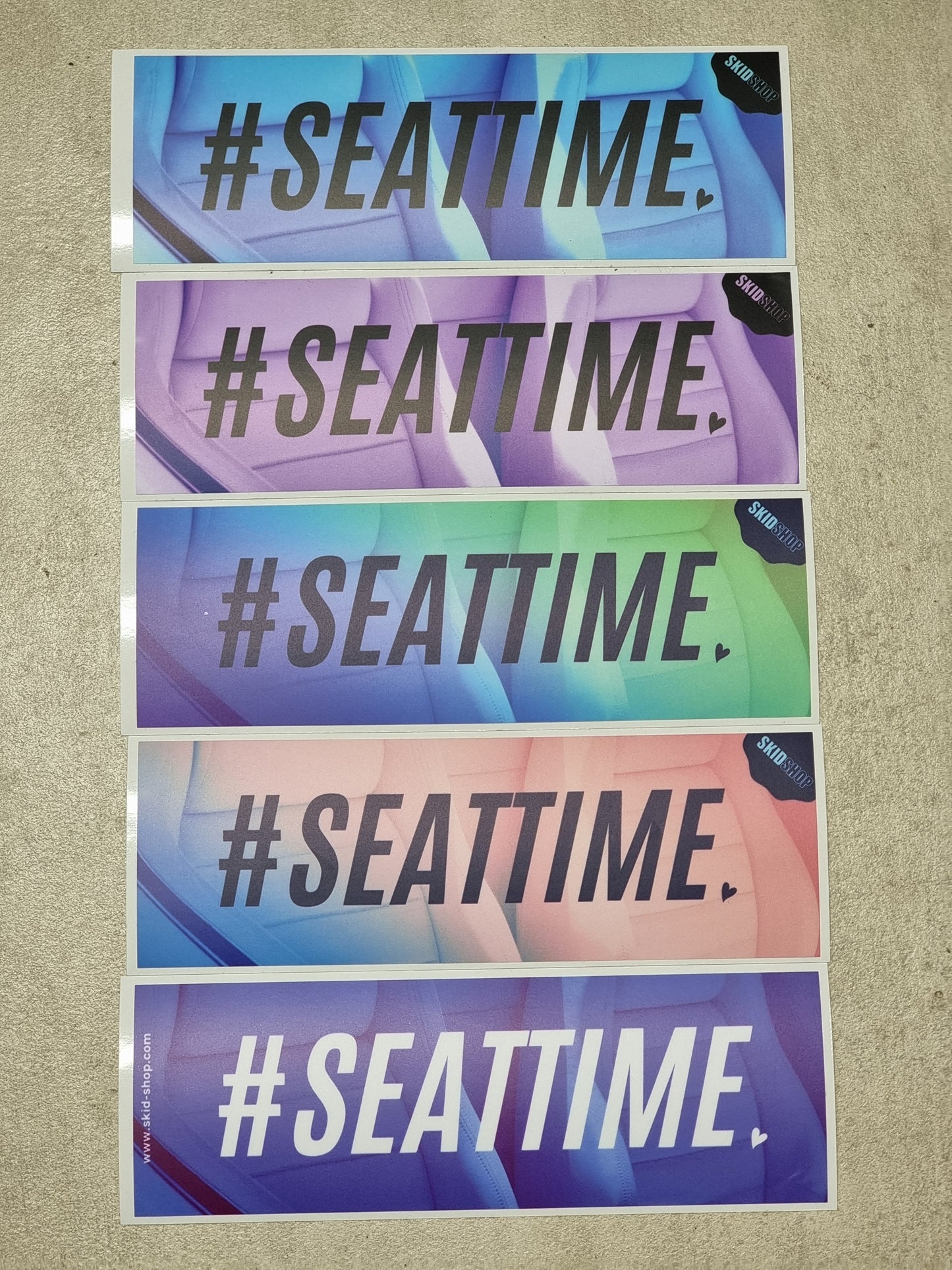 #seattime SKIDSHOP stickers