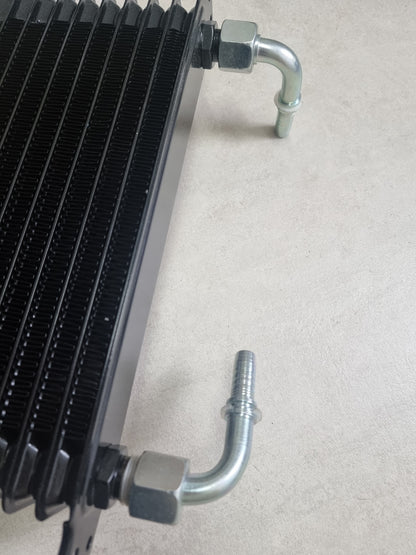 90° barb fitting for oil coolers