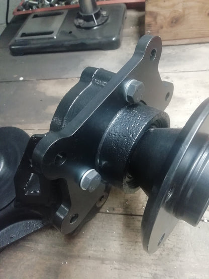 E36 Compact rear disc brake conversion bracket with hardware